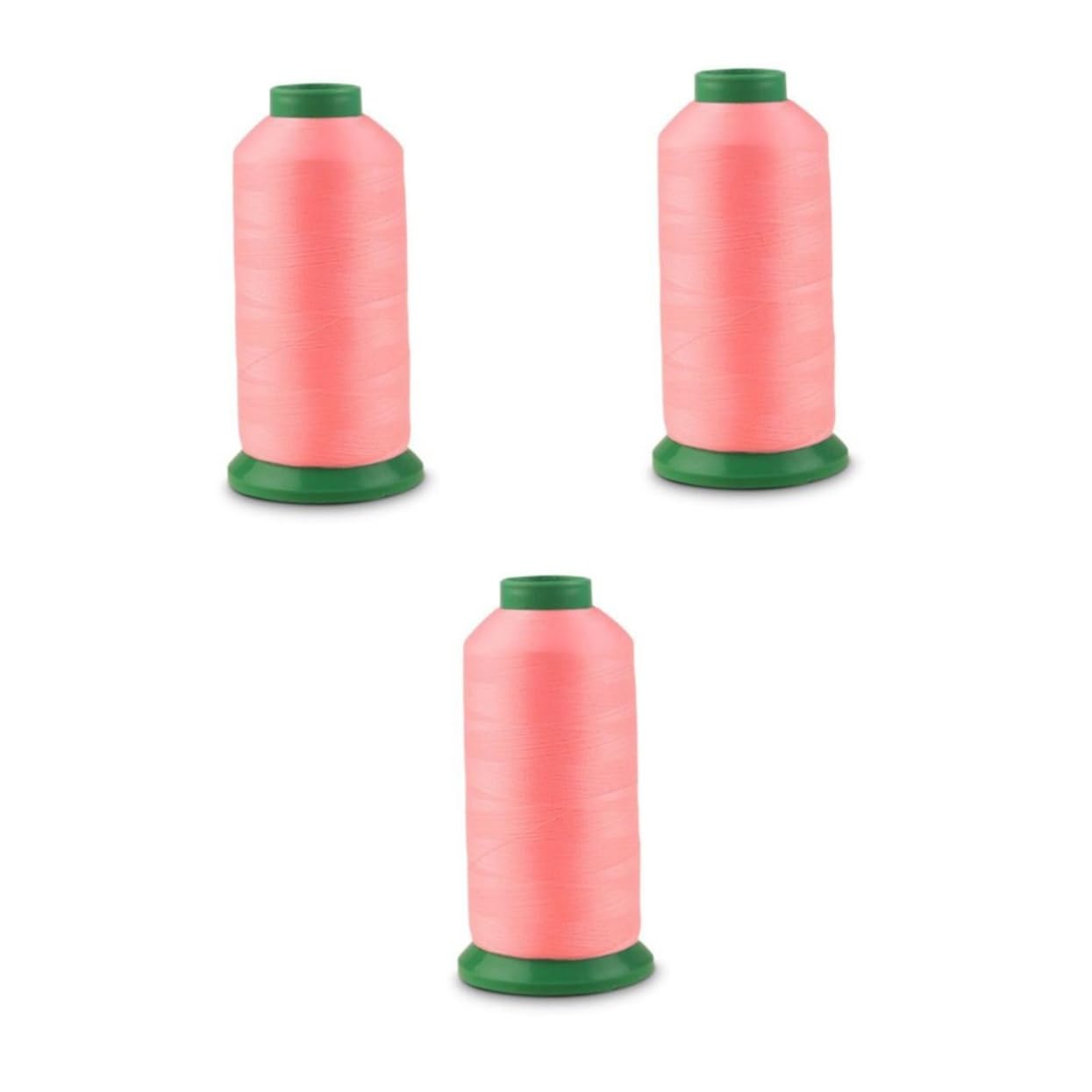 TEHAUX 3piezas Hilo De Bordar Luminoso La Oscuridad De Yardas Color Rosa Para Costura y Bordado Hilos De Coser y Tejer