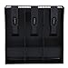 Cash Register Insert Tray, Cash Drawer Tray 3 Bills 3 Goldcoins Compartments Money Organizer Storage Box with ABS Clips for Money Storage (Black)