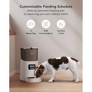 PETLIBRO-Automatic-Dog-Feeder-6L-Dog-Food-Dispenser-with-Twist-Lock-Lid-Timed-Dog-Feeder-with-Clog-Free-Design-Low-Food-LED-Indication-Up-to-50-Portion-6-Meals-Daily-for-Dogs-Cats-Pets - Cucciolini Doodles PETLIBRO-Automatic-Dog-Feeder-6L-Dog-Food-Dispenser-with-Twist-Lock-Lid-Timed-Dog-Feeder-with-Clog-Free-Design-Low-Food-LED-Indication-Up-to-50-Portion-6-Meals-Daily-for-Dogs-Cats-Pets