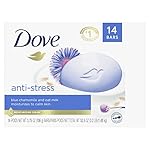 Dove Beauty Bar Gentle Cleanser Moisturizes To Calm Skin Anti-Stress Cream Bar Gentle Bar Soap Cleanser Made With 1/4 Moisturizing Cream 3.75 oz 14 Count - Image 2