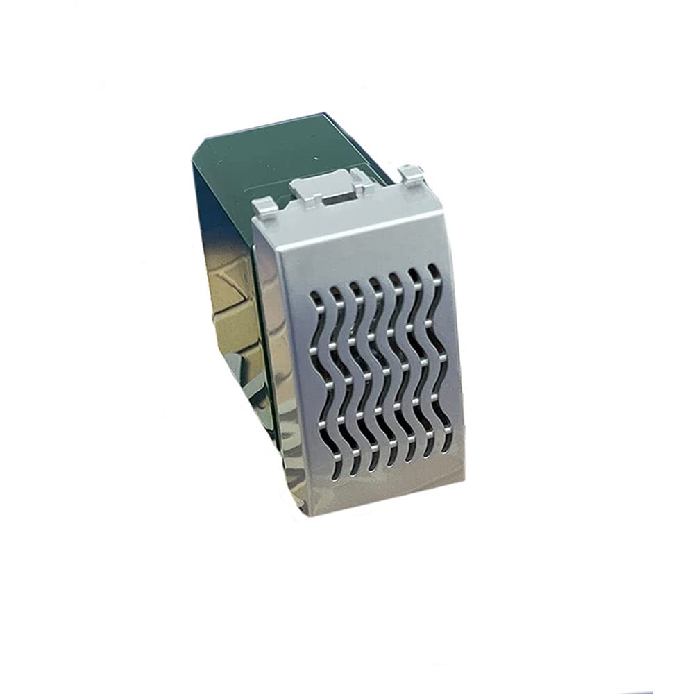 Vetrineinrete® Ronzatore compatibile con vimar plana per placca 3 moduli suoneria avvisatore acustico allarme (Silver)