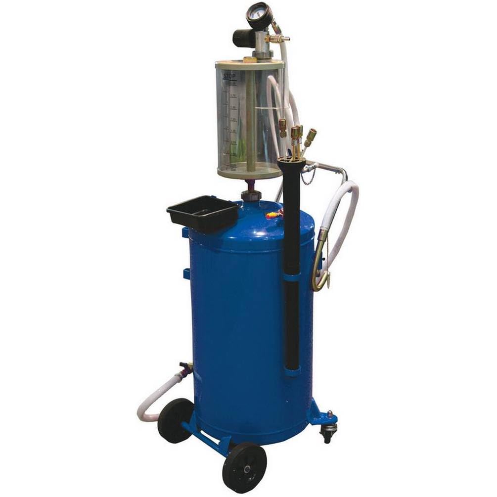 D-Work Recuperatore di olio pneumatico 70 l, 45 x 92,5 x 49,5 cm, capacità significativa, mobilità facile