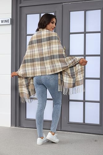 Plaid Scarf - Dressy & Casual Winter Scarf for Women Winter Accessories, Fall & Spring Fashion3