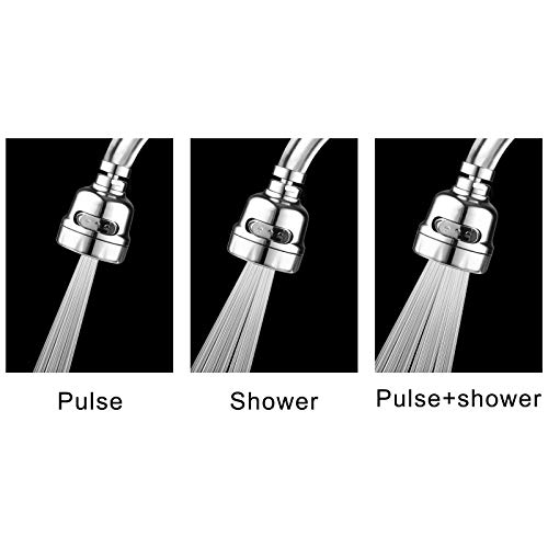 Upgraded 2021 Srmsvyd Movable Kitchen Faucet Head 360° Rotatable Faucet Sprayer Head Replacement Anti -Splash Tap Booster Shower And Water Saving Faucet For Kitchen #TOP3