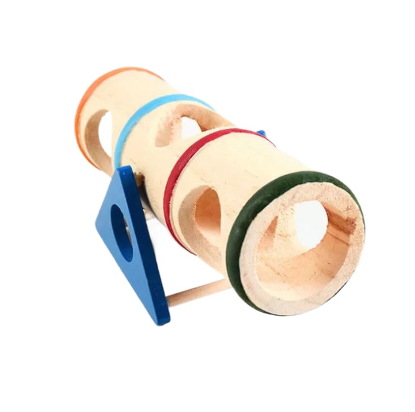 Juguete for hámster, 1 Pieza, túnel de Madera for hámster, ratón, Jaula, balancín, for Mascotas, de Madera, for el hogar, for Ratas.,Juguetes para hámster