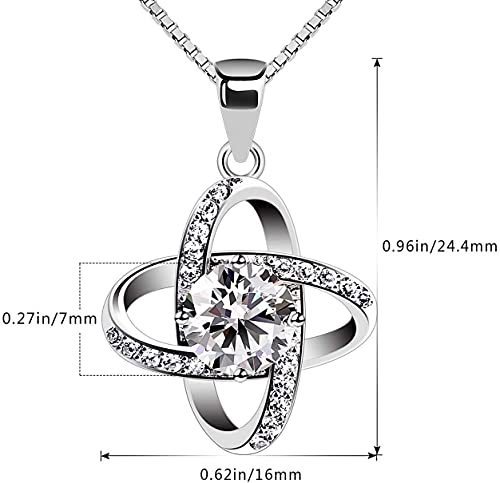 Colar feminino de prata esterlina pingente planetário estrela Itália Gusilver 925 corrente zircônia