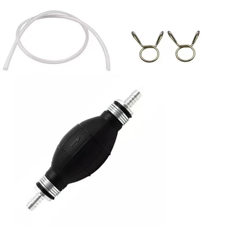 Pompe à huile manuelle 6mm en aluminium et caoutchouc pour bateau et auto