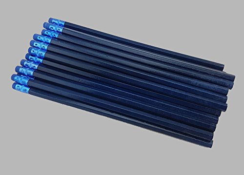 ezpencils 144 lápices azul oscuro con borrador 2HB miniatura 3