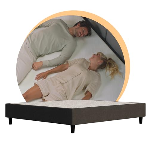 Cama Box Casal Emma Original Cinza (138x188x37cm) – 1 ano de garantia