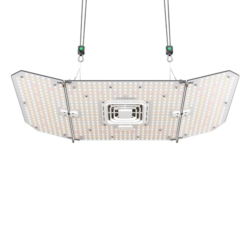 Image of VIVOSUN AeroLight Wing AW200SE, LED Grow Light 200W with Integrated Circulation Fan, Compatible with App, Used with Growhub Controller E42A /E25 to Achieve More Functions for 2x4 /3x3 Grow Tent