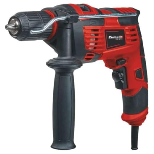 Einhell Juego de Taladro percutor TC-ID 720/1 E (perforación/ taladrado de Percusión, portabrocas de Liberación Rápida de 13 mm, Incluye juego de brocas de 5 piezas para hormigón)