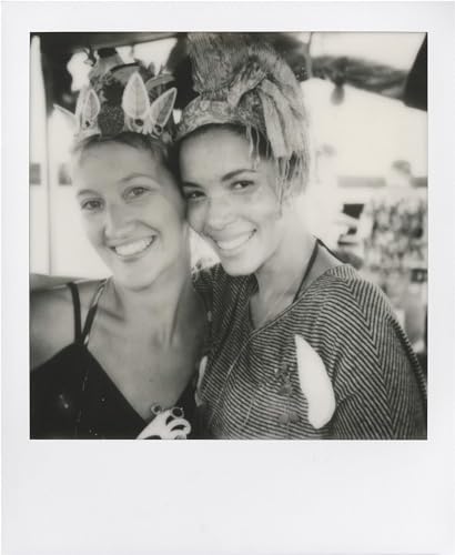 Image of Polaroids Black & White Instant Film, 2 Pack, 16 Photos, B&W Film Works with Polaroid i-Type Cameras, Now, Now+, I-2, & Lab, Bundle with a Lumintrail Lens Cleaning Cloth