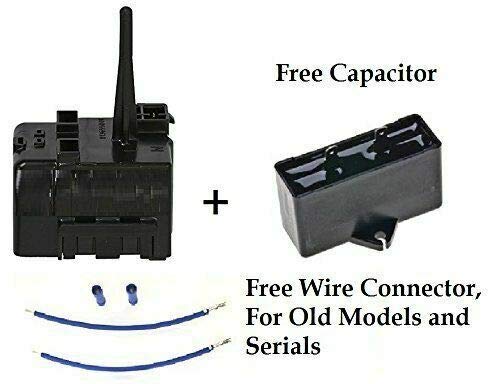 Refrigerator Compressor Relay Start Capacitor – CKD19NFM X Replacement, Fits Old 5SP14P319NFM, Multi-Brand Compatible