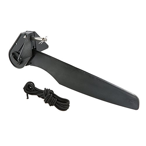 Generic Fiber Glass Nylon Kayak Acessóos Pesca Kayak Boat Leme Peças de reposição Pé Steeng Control