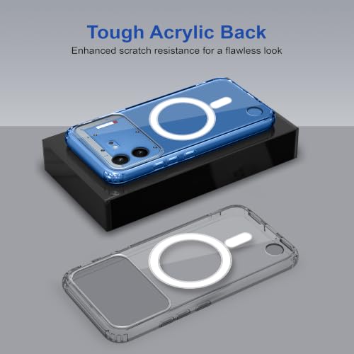 Image of Zapcase Back Case Cover for Nothing Phone (4b) | Compatible for Nothing Phone (4b) Back Cover | Compatible with MagSafe | Scratch-Resistant Back Cover | Clear