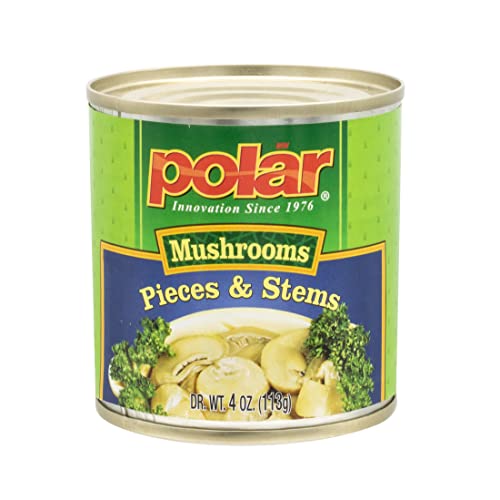 MW Polar Premium Select Whole Marinated Mushrooms 6.4oz (Pack of 12)