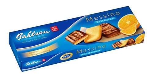 Bahlsen Orange Messino Milk Chocolate Cookies, 4.4-Ounce Boxes (Pack of 12)