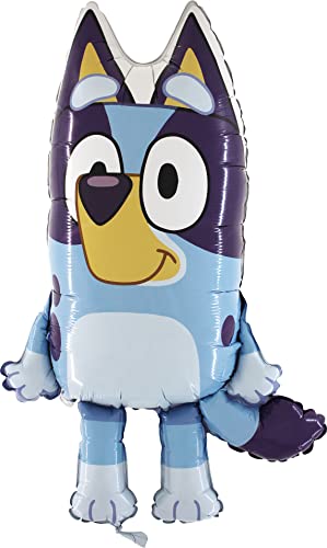 Toyland® 32 Inch Bluey Shaped Character Foil Balloon - Kids Party Balloons #TOP1