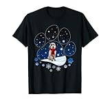 Photo Gallery aussiedoodle inverno snow paw dogs natale maglietta Photo Gallery aussiedoodle inverno snow paw dogs natale maglietta