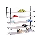 Imperial Home Shoe Rack Organizer – Metal Shoe Rack – Tall Shoe Rack – Tier Shoe Rack (5 Tier)