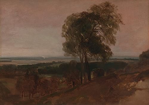 Paysage au Coucher du Soleil par Peter De Wint pour Salon Moderne et Chaleureux
