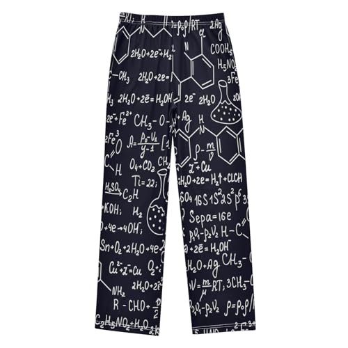 ZZXXB Chemistry Boys Long Pants Soft Trousers Elastic Waist Kids Lounge Bottoms with Pockets S-XL