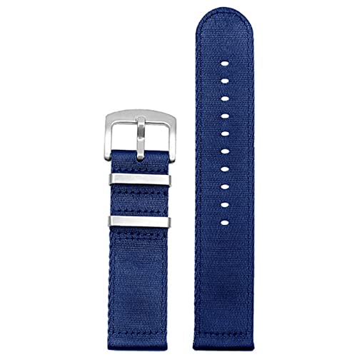 Correa de nailon suave 20mm 22mm liberación rápida hombre banda reloj deportivo universal