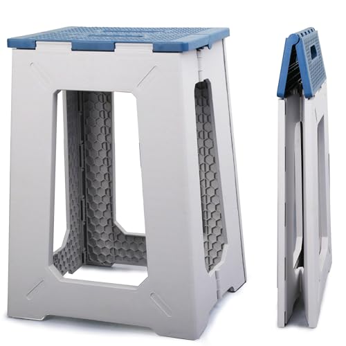 Foldable Plastic Corner Stool for Bathroom