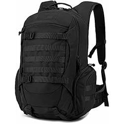 Mardingtop 28/35L Mochila Militar, Mochilas Hombre Deportivas Mochila Tactica Senderismo Moto Deporte Viaje Playa Montaña Negra for Unisex (35L, 35l-Negro II)