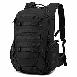 Mardingtop 28L/35L Tattico Zaino Militare Zaino Molle Zaini da Assalto Zaino Unisex Adulto Zaino da Escursionismo Zaino da Viaggio per Campeggio all'aperto Sport Trekking Motociclismo (35l - Nero-2)