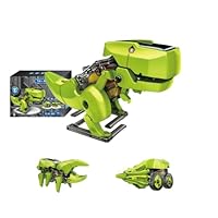 Solar Dinosaurier Roboter (3-in-1) Solarbetriebener Dinosaurier Roboter, Solarroboter Bausatz, pädagogisches DIY-Solar Roboterspielzeug Technisches Bauspielzeug, erneuerbare Sonnenenergie