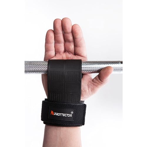 Straps Luva Pegada Crossfit Com Munhequeira (P) Prottector Preta