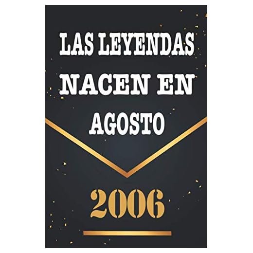 Las Leyendas Nacen En Agosto De 2006: Libro de visitas de 14 años, cuaderno, 120 páginas de felicitaciones, idea de regalo, regalo de 14 aniversario para pareja, niño, mujer, hombre