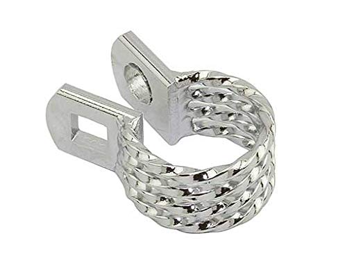 Lowrider Bike Twisted Seatpost Clamp Outer Diameter 25.4mm 600 Chrome.Bicycle Seatpost