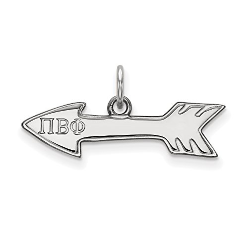 Sterling Silver LogoArt Pi Beta Phi XS Pendant
