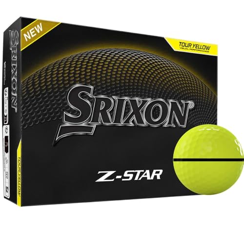 Srixon Z-Star 9 Yellow AlignXL Golf Balls - 2025 Model