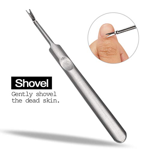 2 Stk Premium Nagelhautschieber Spatel Pusher, Edelstahl – Bild 5