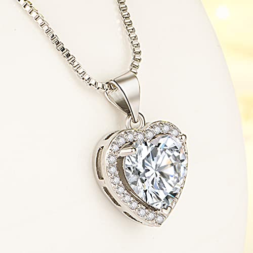 Collier cœur argent 925 hypoallergénique résolvant les problèmes de peau sensible