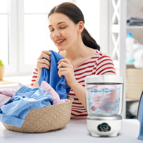 Mini machine à laver le linge compacte pour nettoyer vos textiles délicats