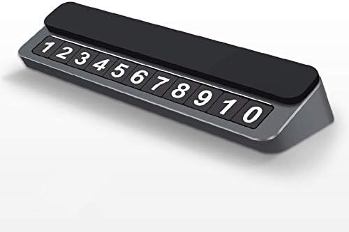 Metal Car Temporary Parking Card Telephone Number Holder Mobile Plate Auto in the Styling Stickers
