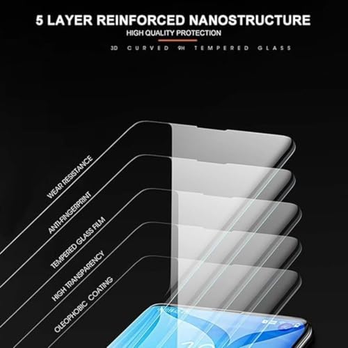 Image of TechTrendz Scratch Resistance Full Glue Edge to Edge UV Tempered Glass Screen Protector for Samsung Galaxy S24 Ultra 5G (2024)