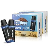 【吸いごたえ成分配合】 互換LAB GOTEK 互換カートリッジ リキッド Aspire アスパイア ゴーテック 互換 カートリッジ 電子タバコ VAPE ベイプ リキッド 持ち運び シーシャ (4本入り,マイルドタバコ)