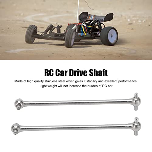 VGEBY RC Car Drive Shaft (2 Pair), Heavy Duty Stainless Steel, Ideal Replacement for WLtoys 144001, 144002, 124018, 124019 - Image 4