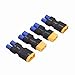 OliRC 4pcs No Wires Connector: XT60 XT-60 to EC3 Style Male Female Connector Adapter(C156-4)