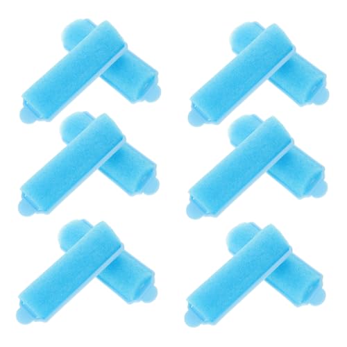 FRCOLOR 12 piezas Rulos de Espuma Suave para Pelo Herramienta de sin Rizador Flexible para Mujeres Compatible Tipo de Cabello Rápido y Duradero para Natural