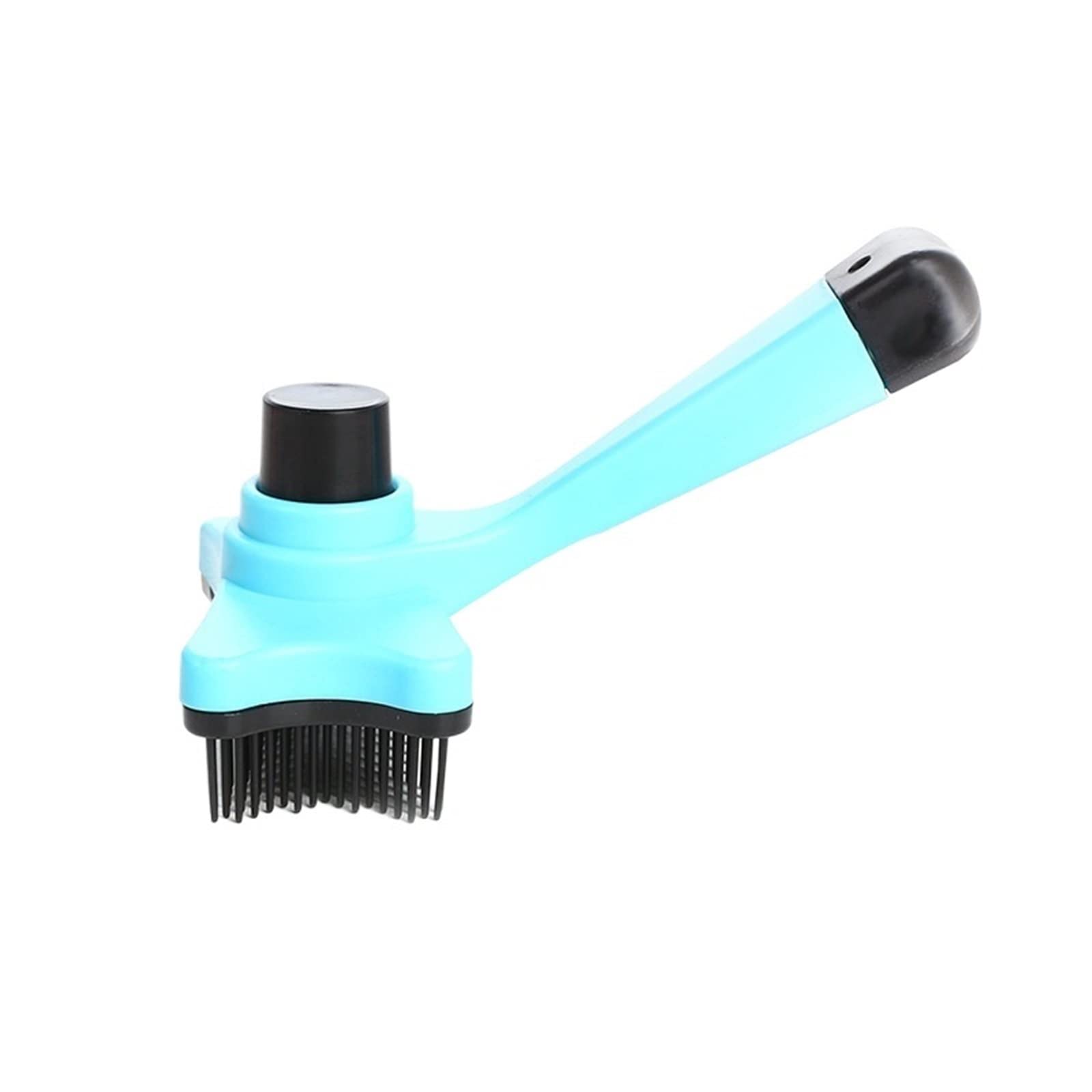 DieffematicSZ Grzebień Beauty Knot Opening And Hair Removal Plastic Automatic Comb Hair Removal Brush (Color : Blu)
