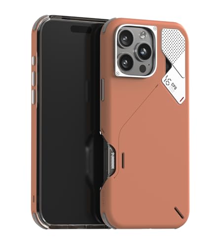 Coque iPhone 16 Pro Max protection composite multicouche Aulumu A16 brun jaunâtre antichoc