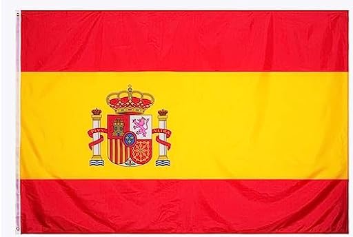 Bandera españa grande para Exterior 225 x150cm ，Bandera de España balcón Reforzada y con 2 Ojales metálicos (ESPAÑA GRANDE) | Ya disponible en tu tienda friki favorita! En mundofriki.es!