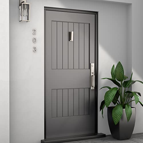 National Hardware N336-704 Reed Door Knocker, 4-3/4", Satin Nickel thumb #3