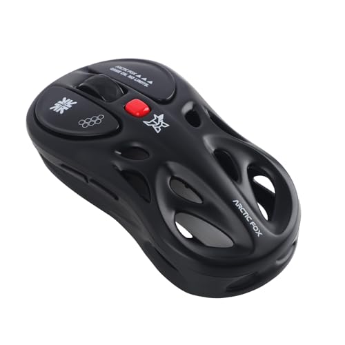 Image of Arctic Fox Alien-X Gaming Wireless Mouse, Tri-Mode (2.4G /Bluetooth /Wired), 4800 DPI, 1000Hz Ergonomic Hollow RGB Rechargeable Type-C for Mac /Laptop /iPad /Office (Black)